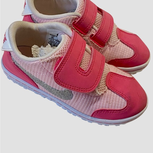 NIKE SENSORY MOTION SYSTEM PINK/WHITE WASHABLE SHOE Size 8C Toddler - Picture 7 of 8